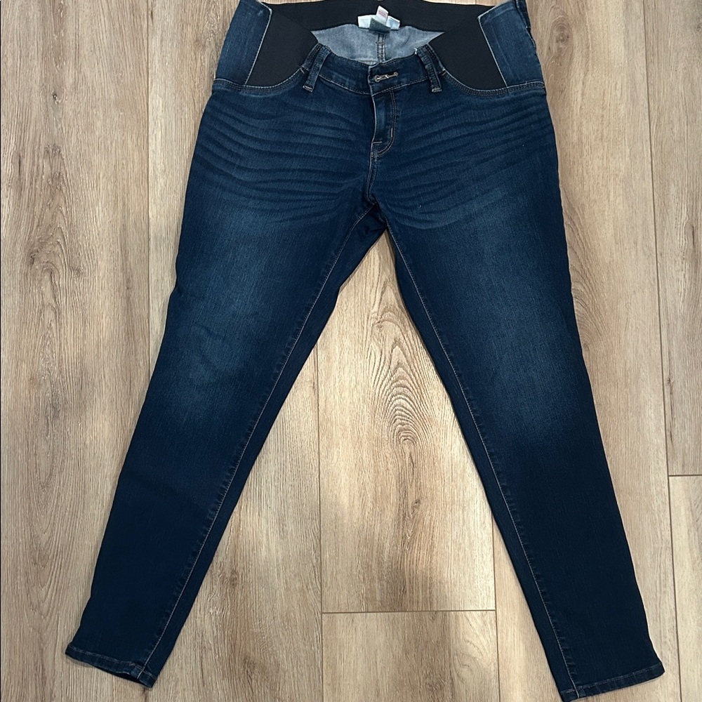 Isabel Maternity by Ingrid & Isabel Blue Skinny Jeans size 10